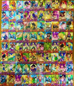 Dragon Ball Heroes Japanese Card Lot x80 | 1 Star | Common Cards | Used - Image 1