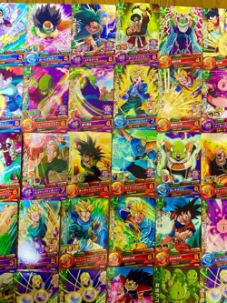 Dragon Ball Heroes Japanese Card Lot x80 | 1 Star | Common Cards | Used - Image 3