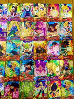 Dragon Ball Heroes Japanese Card Lot x80 | 1 Star | Common Cards | Used - Image 4