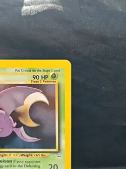 Pokemon TCG Crobat Neo Revelation Unlimited Holo Rare Card 4/64 Near mint - Image 2