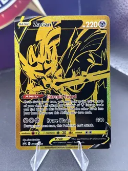 Zacian V SWSH076 SWSH: Sword & Shield Promo Cards Holo - Image 1