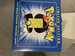 Pokemon Mewtwo Trading Card 23K Gold-Plated Poke Ball Burger King - Image 5