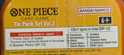 ONE PIECE CARD GAME - TIN PACK - SET VOL. 2 (TS-02 OP13) NEW SEALED ENGLISH ACE - Image 3