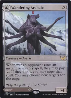 Wandering Archaic Strixhaven Regular Rare #6 NM MTG - Image 1