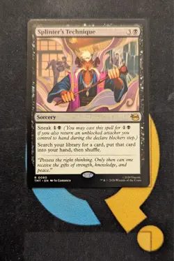 Splinter's Technique Rare TMT 080 Teenage Mutant Ninja Turtles MTG - Image 1