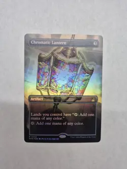 MTG Chromatic Lantern -Anime Borderless Foil R #442 Ravnica Remastered - Image 1