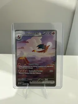 Charizard ex 199/165 Pokemon 151 TCG Special Illustration Rare - MP see pics - Image 1