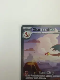 Charizard ex 199/165 Pokemon 151 TCG Special Illustration Rare - MP see pics - Image 3