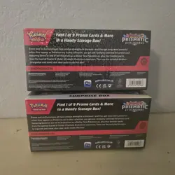 Set of 2 Pokemon TCG Prismatic Evolutions Surprise Box Sealed - Image 2