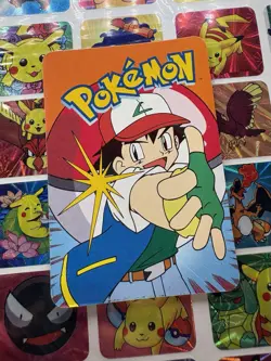 Pokemon 151 Vintage Pocket Monsters Vending HOLO Prism Sticker 2000 Nintendo - Image 5