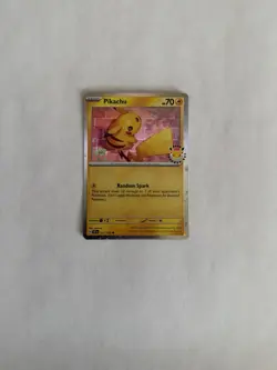 Pokemon Day 30th Anniversary - Pikachu 051 /162 Stamped 2026 Promo NM/M - Image 1