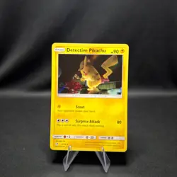 Pokemon TCG - Detective Pikachu Holo 10/18 - Detective Pikachu - NM/M - Image 1