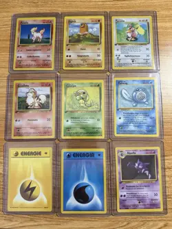 Pokemon 1st Edition Base Set Lot Italian/German (9 Total) - Image 1