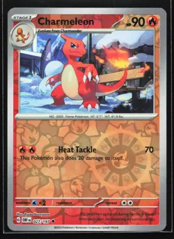 Pokemon TCG Charmeleon Sv03: Obsidian Flames 027/197 Holo Promo Promo NM - Image 1