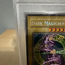 2002 Yu-Gi-Oh! Dark Magician BPT-001 Collector's Tin Limited Edition PSA 8 - Image 2