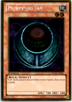 Morphing Jar - PGLD-EN081 - Gold Rare - 1st Edition Yugioh - Image 1