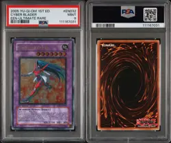 2005 YU-GI-OH! 1st ED. #EN032 Cyber Blader EEN-Ultimate Rare Mint PSA 9 - Image 3
