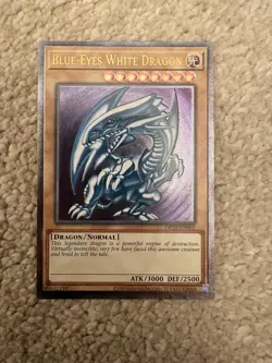 Yu-Gi-Oh! OP28-EN001 Blue-Eyes White Dragon Ultimate Rare Euro Purple Hue - Image 2