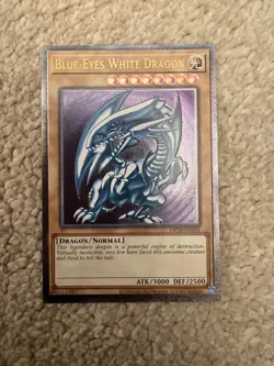 Yu-Gi-Oh! OP28-EN001 Blue-Eyes White Dragon Ultimate Rare Euro Purple Hue - Image 4