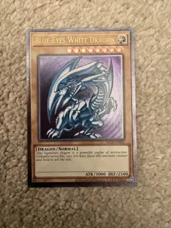 Yu-Gi-Oh! OP28-EN001 Blue-Eyes White Dragon Ultimate Rare Euro Purple Hue - Image 5