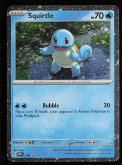 Squirtle - Cosmos Holo 048 Pokemon SV: Scarlet & Violet Promo Cards Promo NM - Image 1