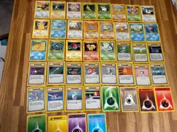 Vintage Large Lot Pokemon Cards Base Set 2 Cards 21-130 Excellent Run - Image 2