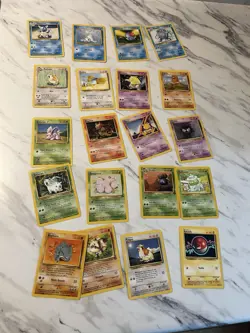 Pokemon Base Set Wizards 1999 Wartortle Seel Tentacool Card Lot 18 Cards - Image 1
