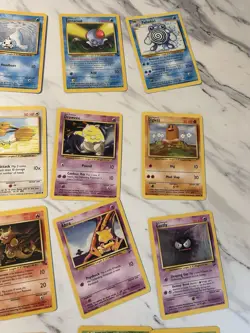 Pokemon Base Set Wizards 1999 Wartortle Seel Tentacool Card Lot 18 Cards - Image 4