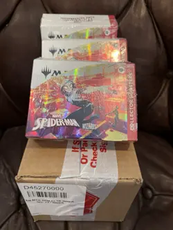 Collector Booster Box Lot - Marvel's Spider-Man SPM MTG 1 Sealed Case + 3 Boxes - Image 1