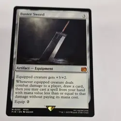 MTG, Buster Sword, NM, Non-Foil, FIN M 0255 - Image 1