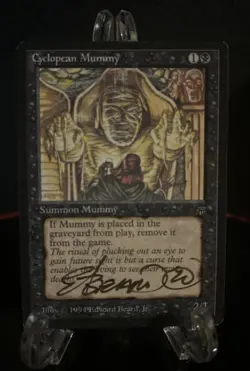 Cyclopean Mummy MTG Legends Artist Proof Signed Edward Beard Jr LP AP - Image 1