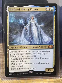 MTG Hylda of the Icy Crown WOE Wilds of Eldraine MYTHIC 0206 NM/Mint - Image 1
