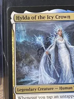 MTG Hylda of the Icy Crown WOE Wilds of Eldraine MYTHIC 0206 NM/Mint - Image 2