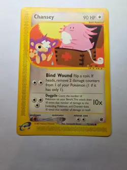 Chansey 72/165 Pokemon TCG Expedition Non Holo LP - Image 1