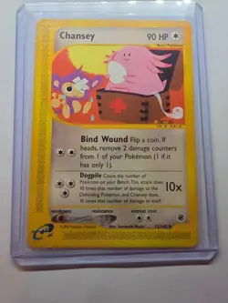 Chansey 72/165 Pokemon TCG Expedition Non Holo LP - Image 3