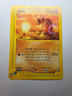 Onix 98/147 Pokemon TCG Aquapolis Non Holo NM - Image 1