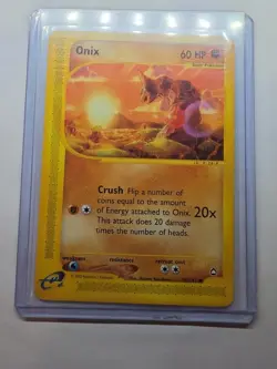 Onix 98/147 Pokemon TCG Aquapolis Non Holo NM - Image 3