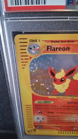 PSA 10 Skyridge Flareon Holo Swirl H7/H32 Pokemon 2003 WOTC - Image 2