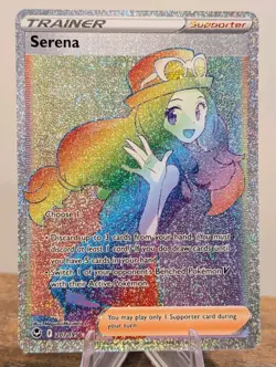 Pokemon TCG Serena 207/195 SWSH12 Silver Tempest Full Art Rainbow Secret NM/M - Image 1