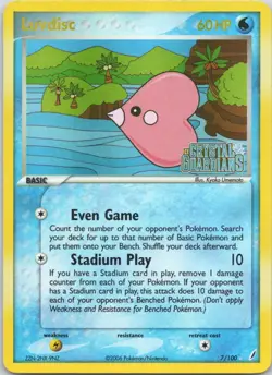 2006 EX - Crystal Guardians Luvdisc RARE HOLO STAMPED #7 - Image 1