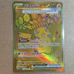 Pokemon Pikachu EX Full Art Hyper Rare Holo 179/131 Sv: Prismatic Evolutions - Image 1
