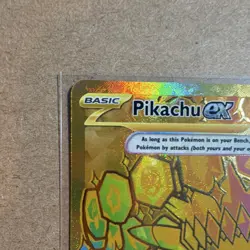 Pokemon Pikachu EX Full Art Hyper Rare Holo 179/131 Sv: Prismatic Evolutions - Image 2