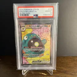 2025 Pokemon Journey Together Iono’s Bellibolt Ex Ultra Rare PSA 10 - Image 1