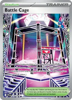 [ FULL ART ] Battle Cage - 116/094 - Ultra Rare Pokemon Phantasmal Flames - Image 1