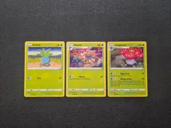 Pokemon TCG Vileplume 003/196 Gloom 002/196 Oddish 003/196 Lost Origin Evo Line - Image 1