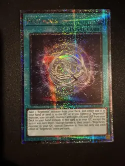 2025 YU-GI-OH Alliance Insight #ALIN-EN059 Regenesis Quarter Century Secret Rare - Image 1