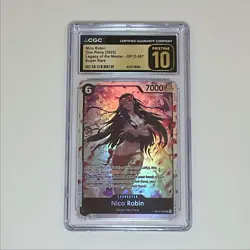 2025 Legacy of the Master Nico Robin PRISTINE CGC 10 Super Rare #OP12-087 - Image 1