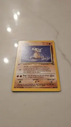 Pokemon TCG Cubone 1st Edition Jungle Common Card 50/64 LP/NM Condition - Image 2