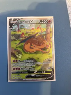 Pokemon TCG Charizard v SWSH260 Sword & Shield Promo Card Near Mint Condition - Image 1