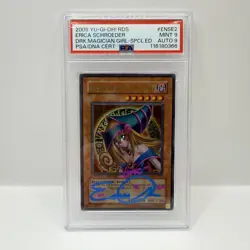 Erica Schroeder Signed - Dark Magician Girl - RDS-ENSE2 Yu-Gi-Oh Card - PSA 9 - Image 1